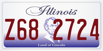IL license plate Z682724