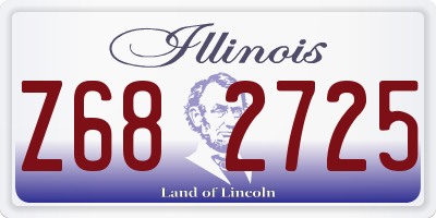 IL license plate Z682725