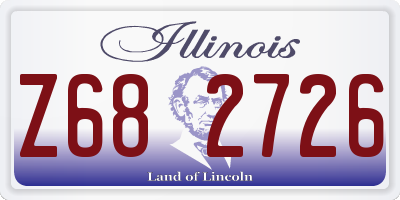 IL license plate Z682726