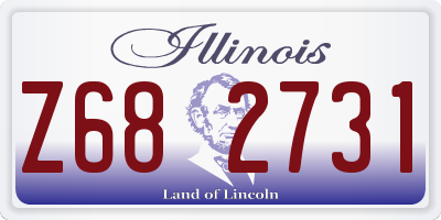 IL license plate Z682731