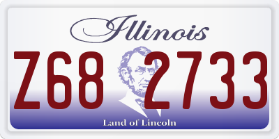 IL license plate Z682733