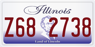 IL license plate Z682738
