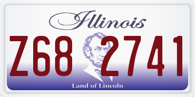 IL license plate Z682741
