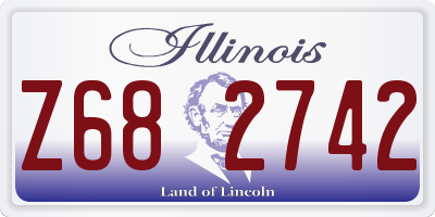 IL license plate Z682742