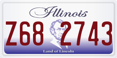 IL license plate Z682743