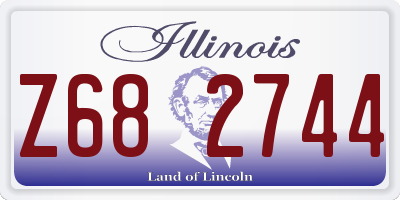 IL license plate Z682744
