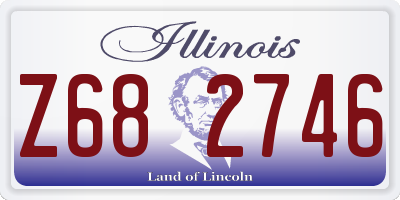 IL license plate Z682746