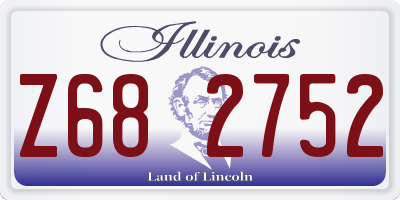 IL license plate Z682752