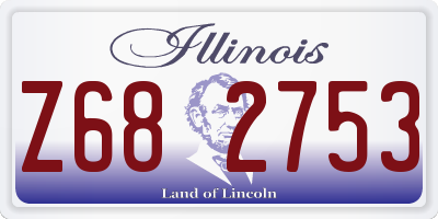 IL license plate Z682753
