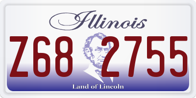 IL license plate Z682755