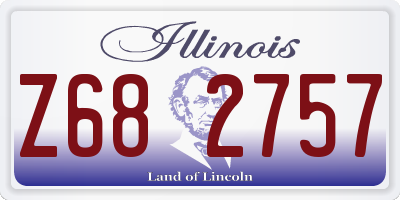 IL license plate Z682757