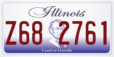 IL license plate Z682761