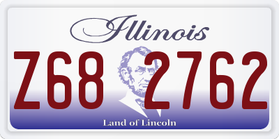 IL license plate Z682762
