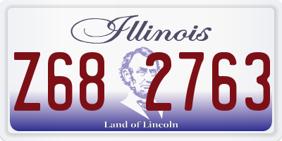 IL license plate Z682763