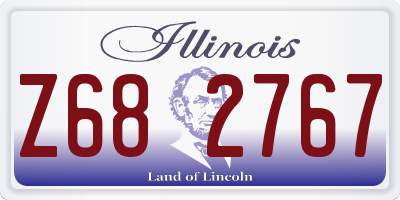 IL license plate Z682767