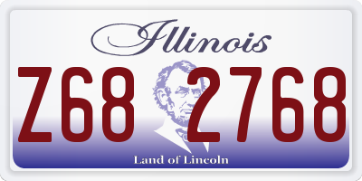 IL license plate Z682768