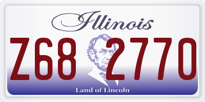 IL license plate Z682770