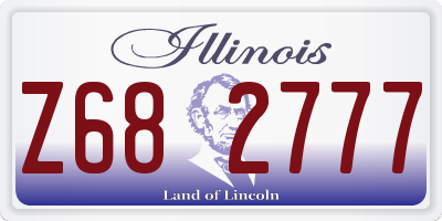 IL license plate Z682777