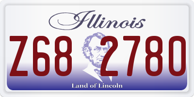 IL license plate Z682780