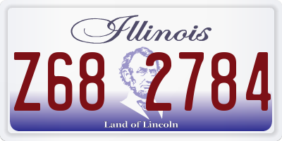 IL license plate Z682784