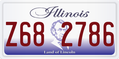 IL license plate Z682786