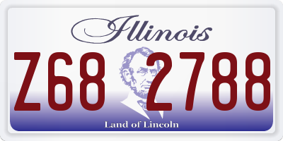 IL license plate Z682788