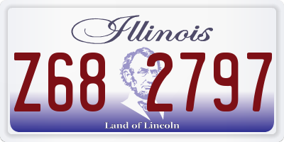 IL license plate Z682797
