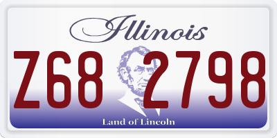 IL license plate Z682798