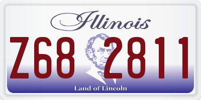 IL license plate Z682811