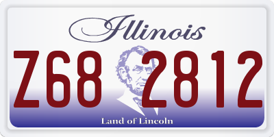 IL license plate Z682812