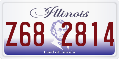 IL license plate Z682814