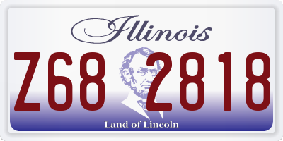 IL license plate Z682818