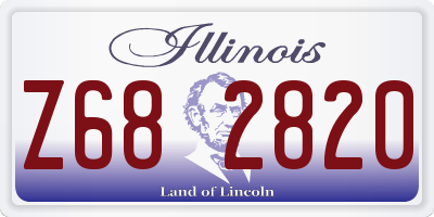 IL license plate Z682820