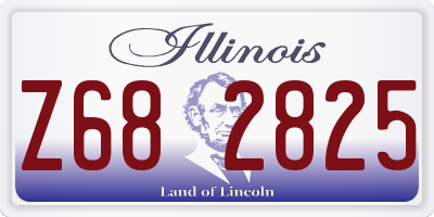 IL license plate Z682825