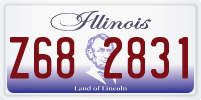 IL license plate Z682831