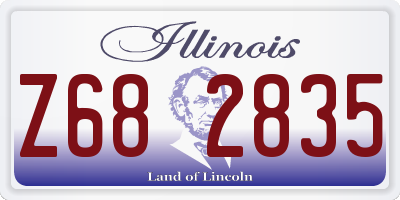 IL license plate Z682835