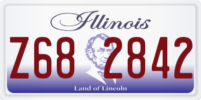 IL license plate Z682842