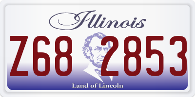 IL license plate Z682853