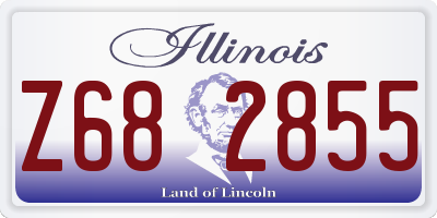 IL license plate Z682855