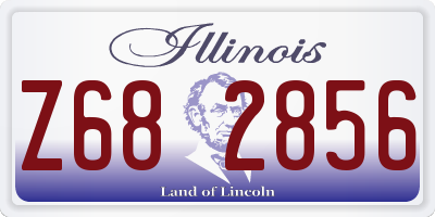 IL license plate Z682856