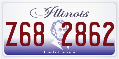 IL license plate Z682862