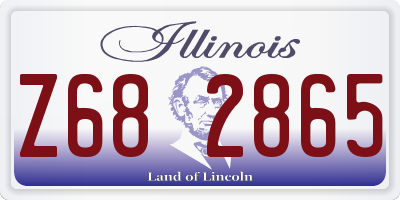 IL license plate Z682865