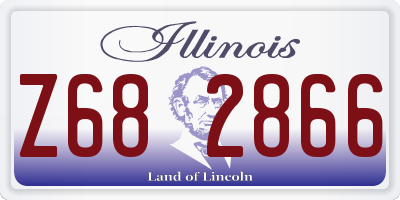 IL license plate Z682866