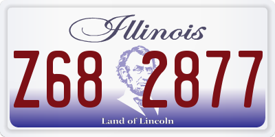 IL license plate Z682877