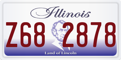 IL license plate Z682878