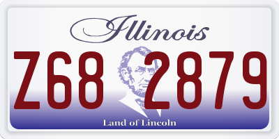 IL license plate Z682879