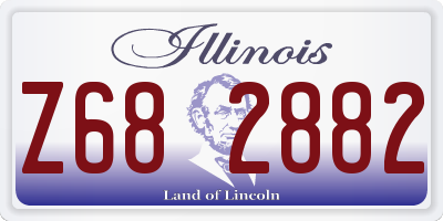 IL license plate Z682882