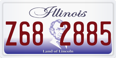 IL license plate Z682885