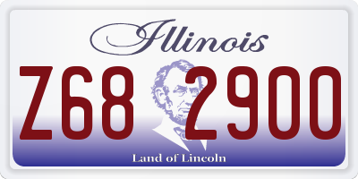 IL license plate Z682900