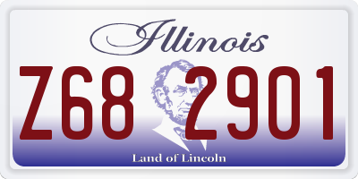 IL license plate Z682901